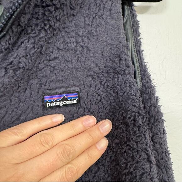 Patagonia Purple Fleece Full Zip Vest Womens XS Los Gatos Athletic Jacket - Picture 5 of 8